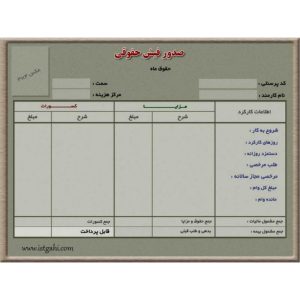 Alternative view of ماژول حقوق و دستمزد پاتریس